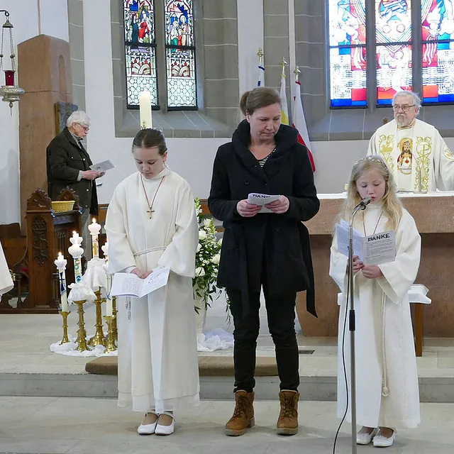 Dankgottesdienst der Kommunionkinder in St. Crescentius