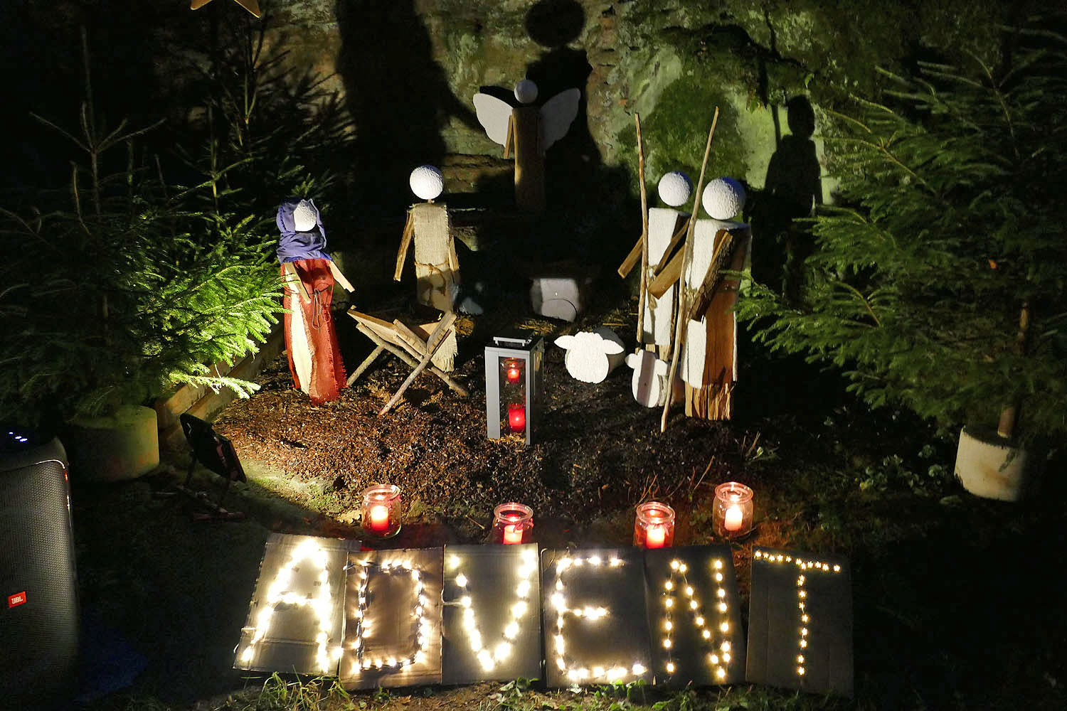 Waldadvent in der Fatima Grotte