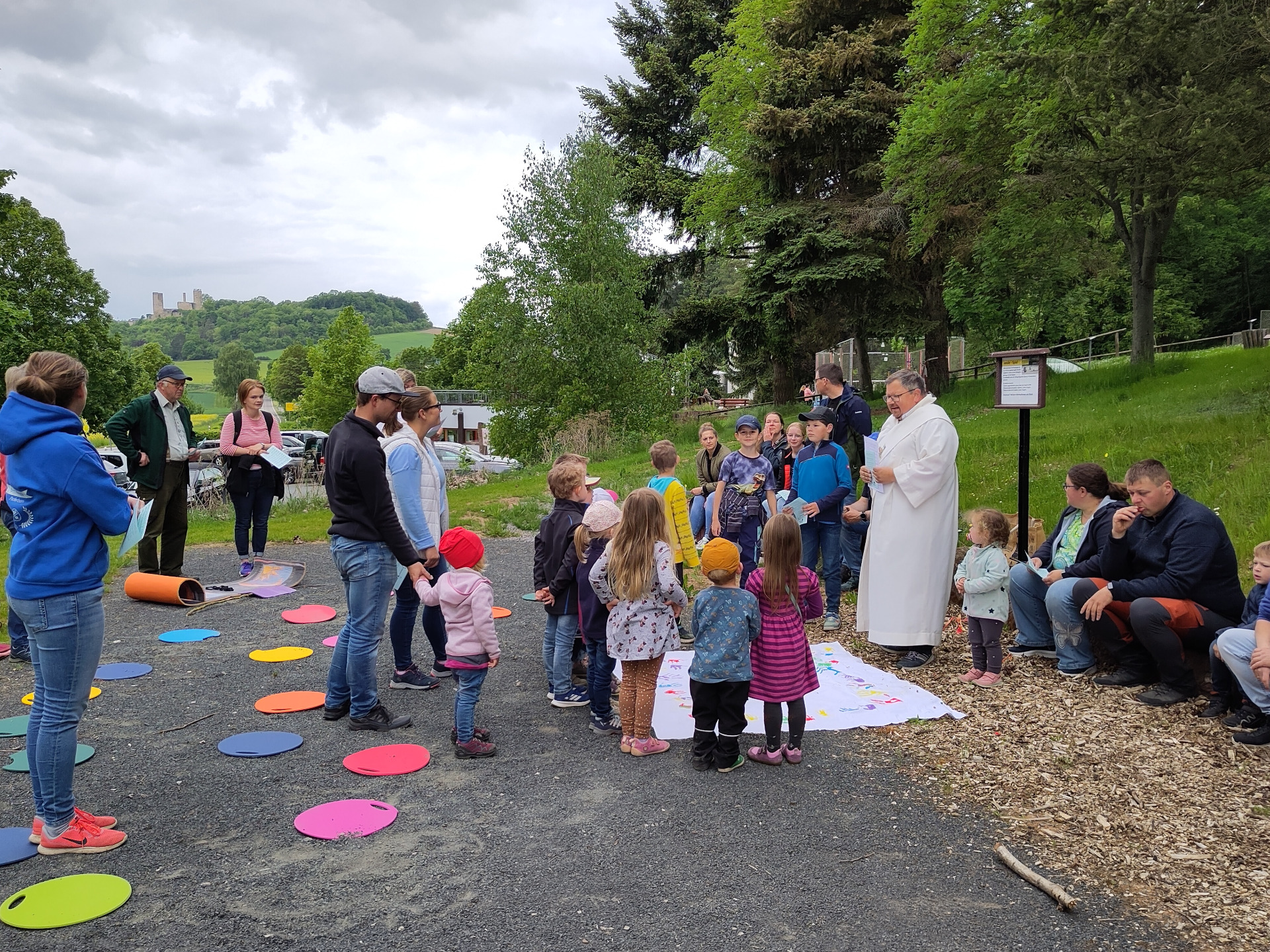 Familienzeit am Sauerbrunnen