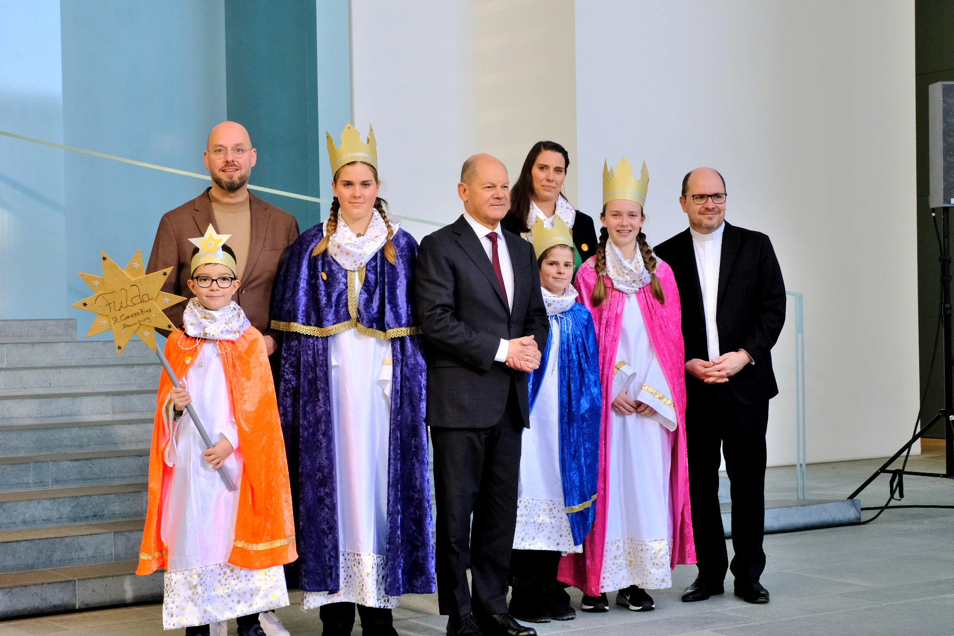 Naumburger Sternsinger beim Bundeskanzler 