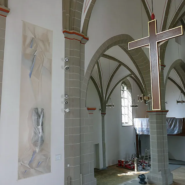 Malerische Spiegel in St. Crescentius