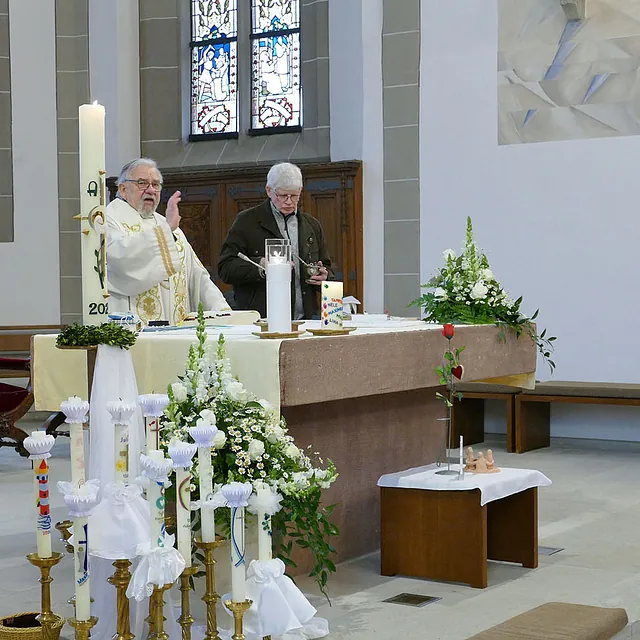 Dankgottesdienst der Kommunionkinde rin St. Crescentius