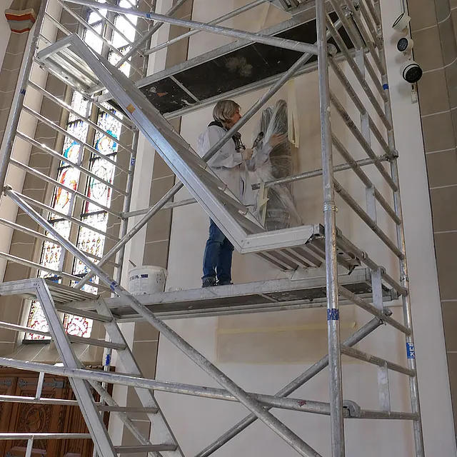 Malerische Spiegel in St. Crescentius