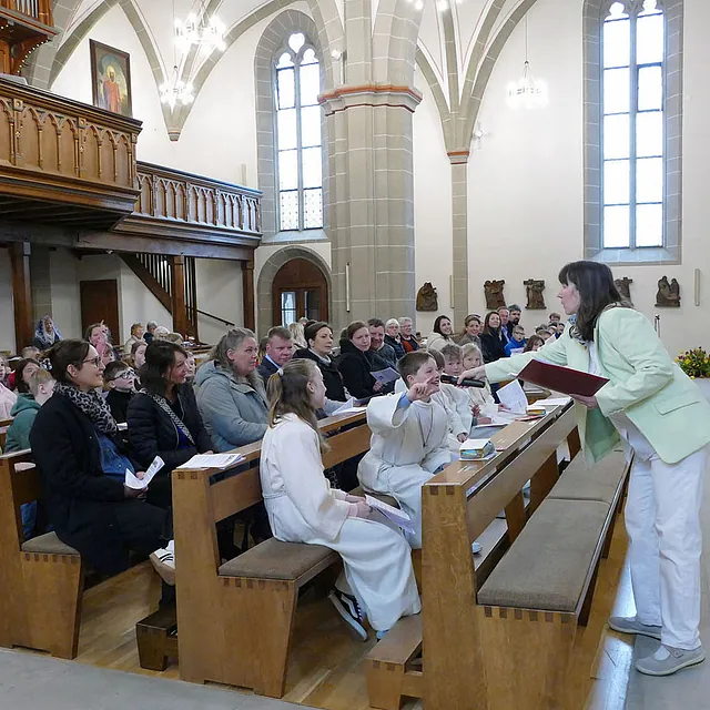 Dankgottesdienst der Kommunionkinder in St. Crescentius