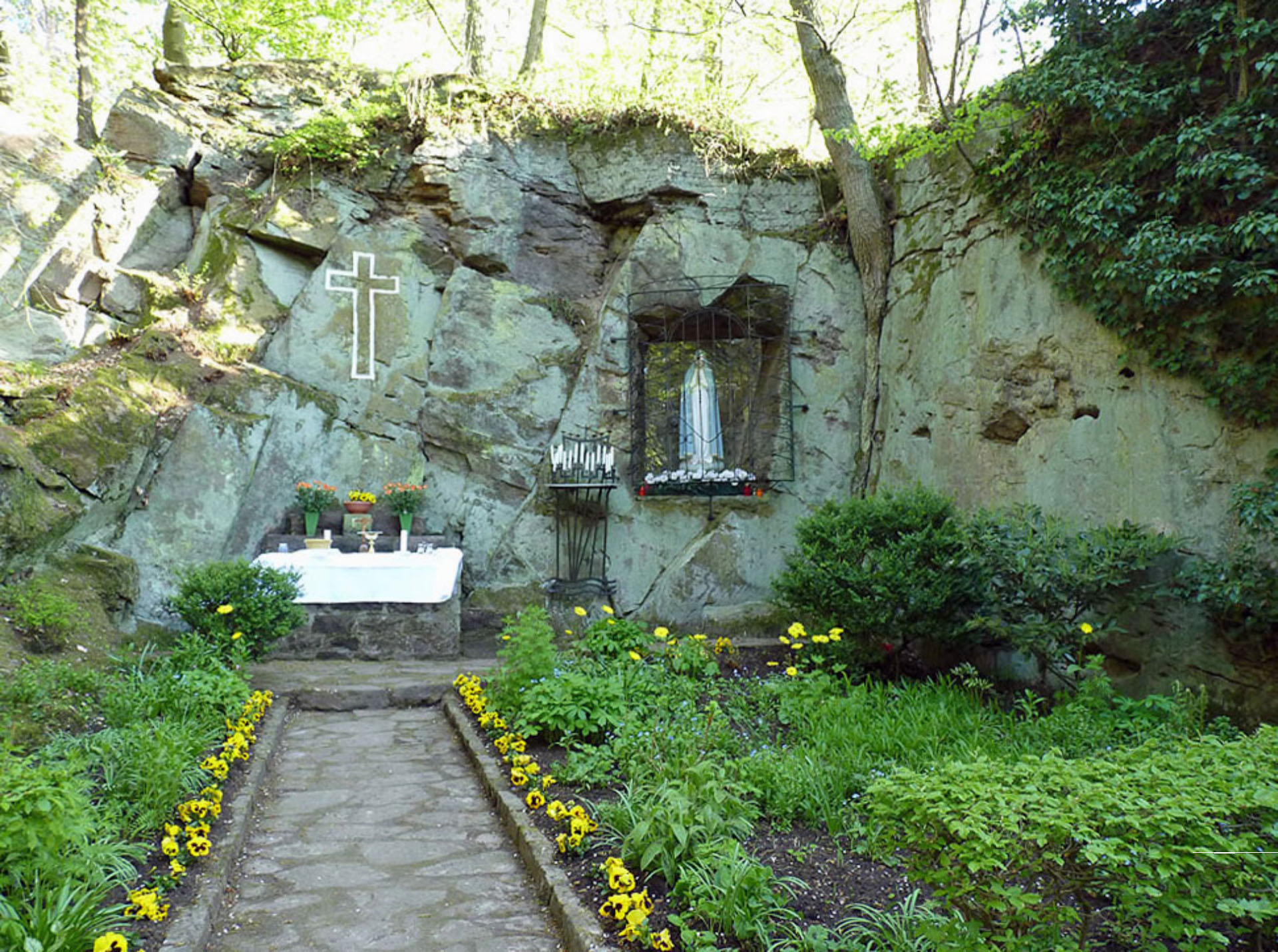 Fatima Grotte in Naumburg