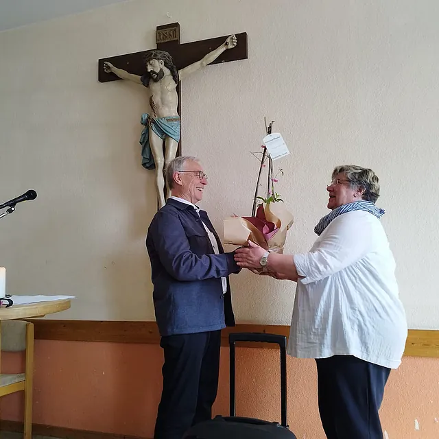 Verabschiedung von Pfarrsekretärin Eva Zahn