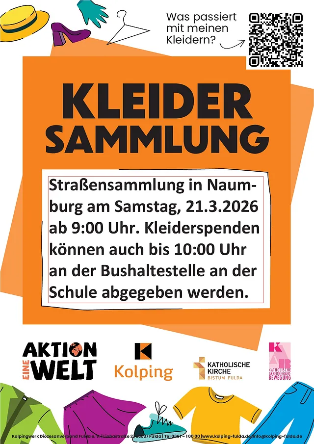 Kleidersammlung in Naumburg