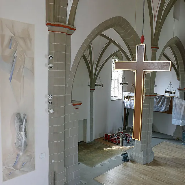 Malerische Spiegel in St. Crescentius