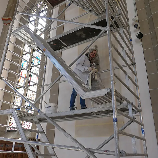 Malerische Spiegel in St. Crescentius