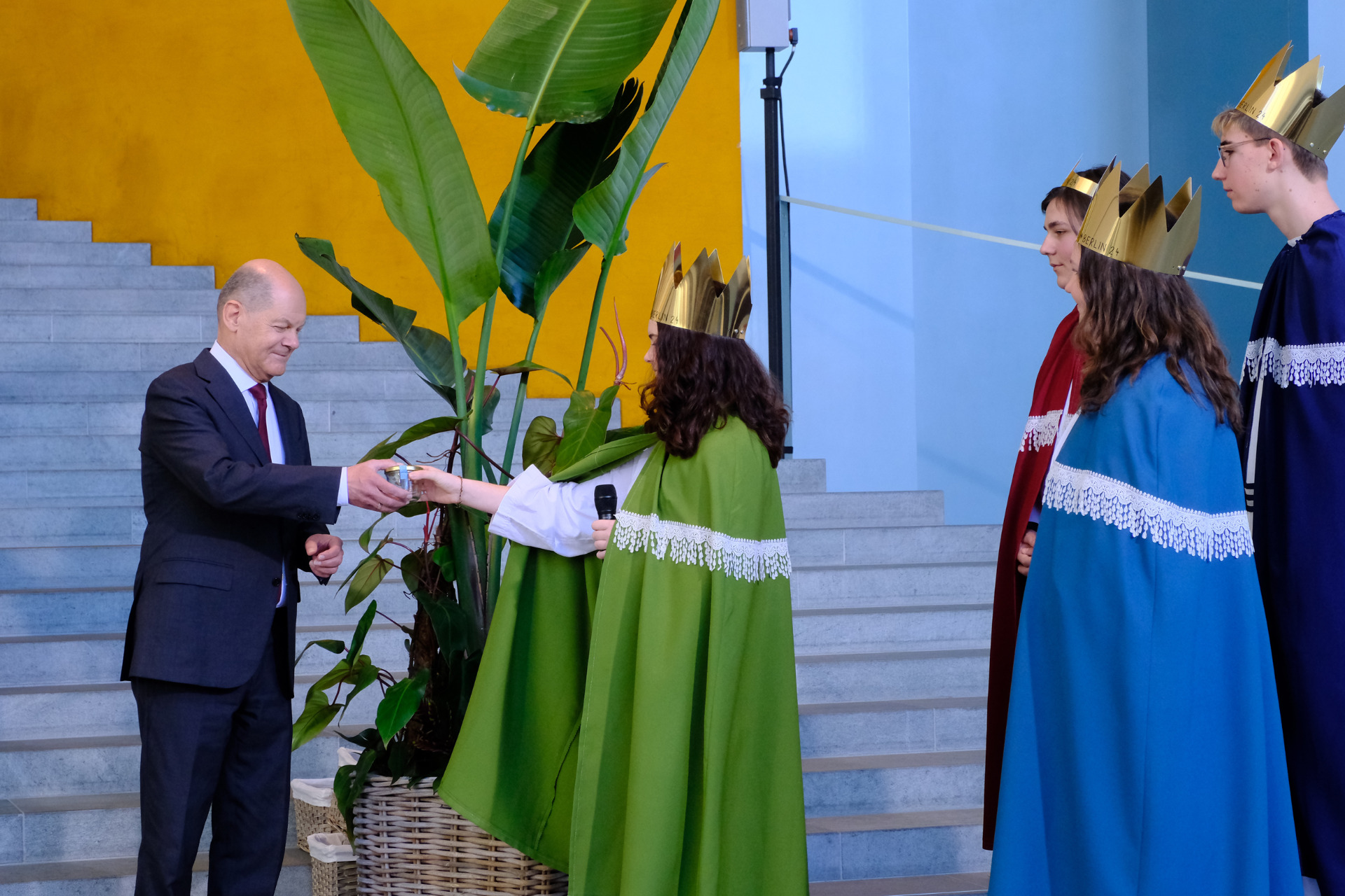 Naumburger Sternsinger beim Bundeskanzler 