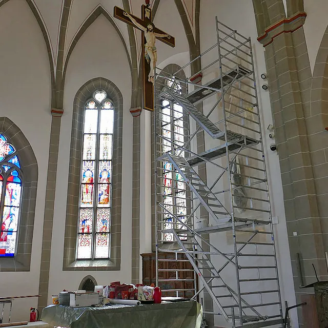 Malerische Spiegel in St. Crescentius