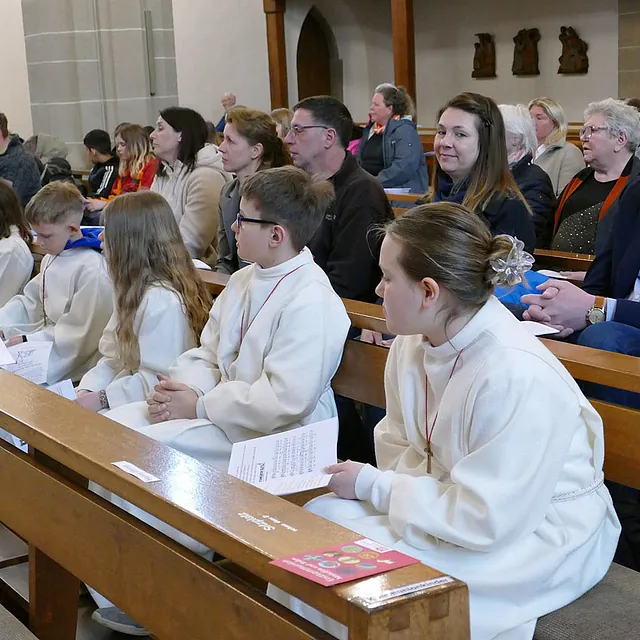 Dankgottesdienst der Kommunionkinder in St. Crescentius