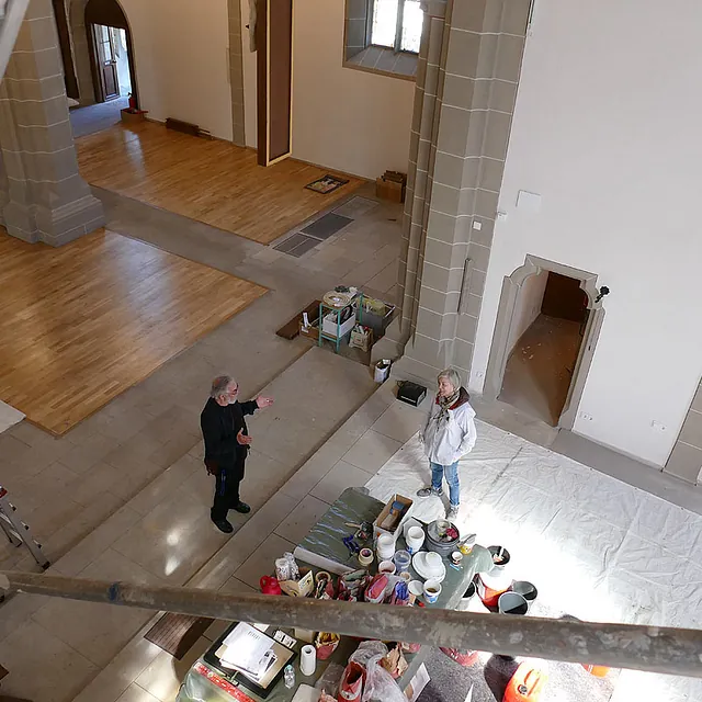 Malerische Spiegel in St. Crescentius