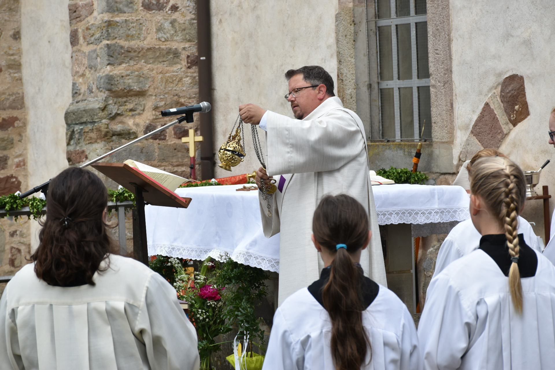 Amtseinführung von Diakon Alexander von Rüden