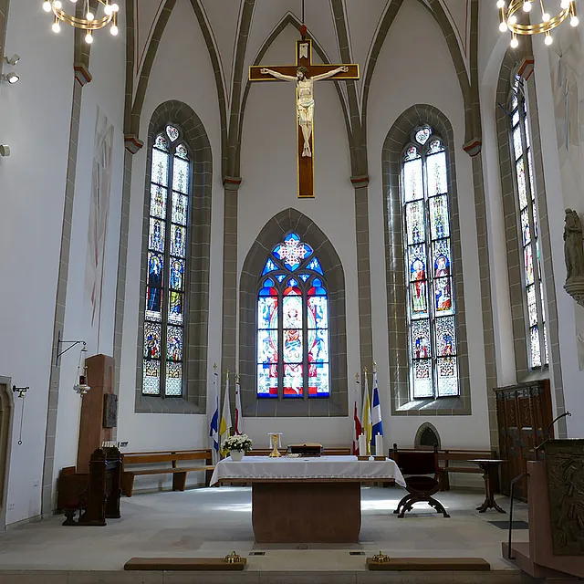 Malerische Spiegel in St. Crescentius