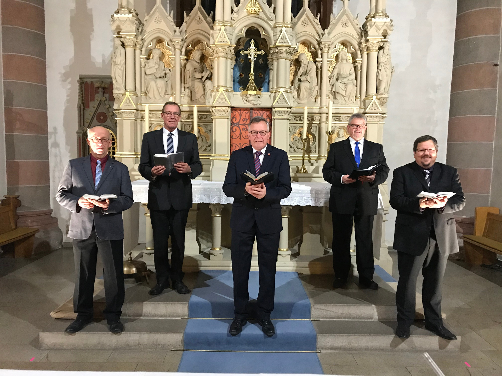 Die Mitglieder der Schola