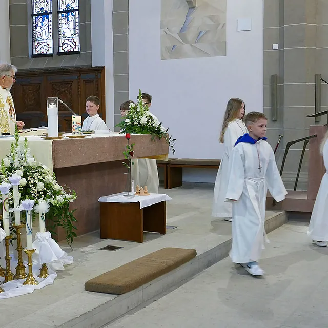 Dankgottesdienst der Kommunionkinder in St. Crescentius