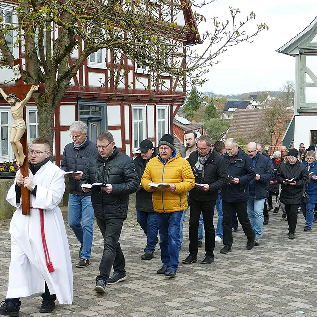 Karfreitagsprozession in Naumburg