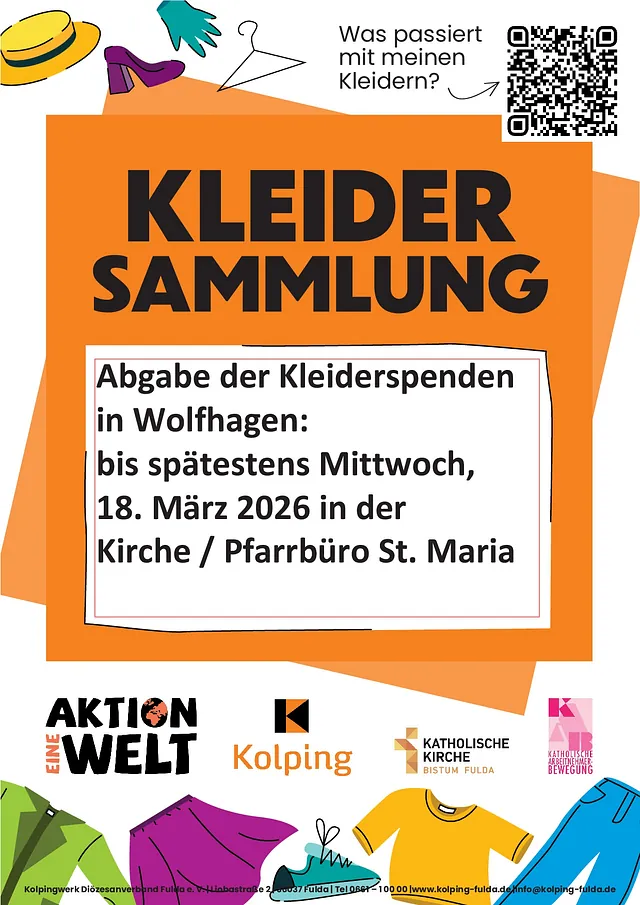 Kleidersammlung in Wolfhagen