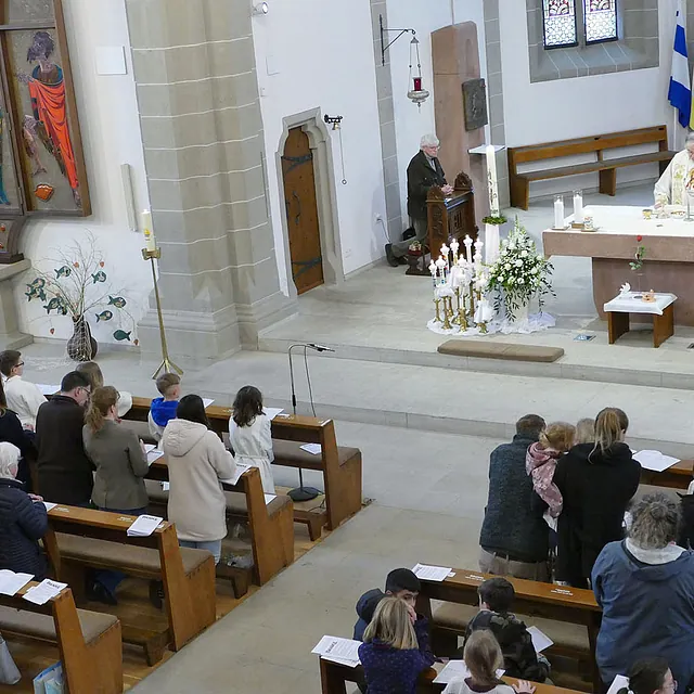Dankgottesdienst der Kommunionkinder in St. Crescentius