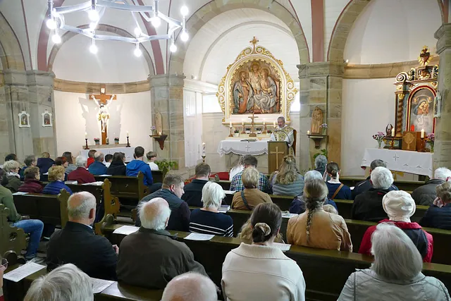 Bittprozession an der Weingartenkapelle