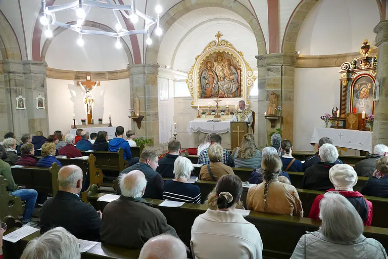 Bittprozession an der Weingartenkapelle