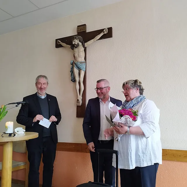 Verabschiedung von Pfarrsekretärin Eva Zahn