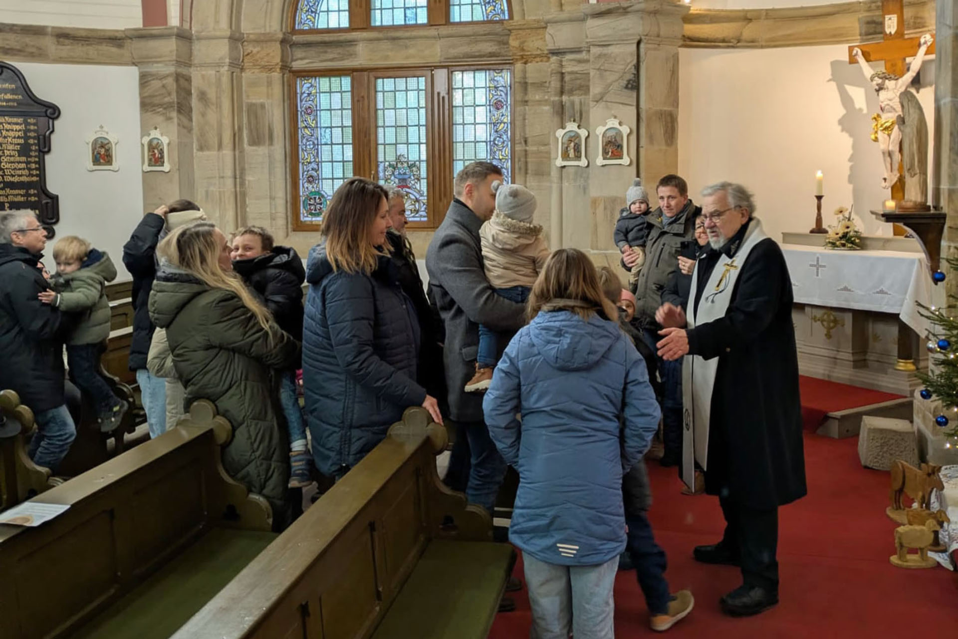 Kindersegnung in der Weingartenkapelle